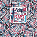 DC 1904 - God Shed His Grace on Thee Die Cut Sticker