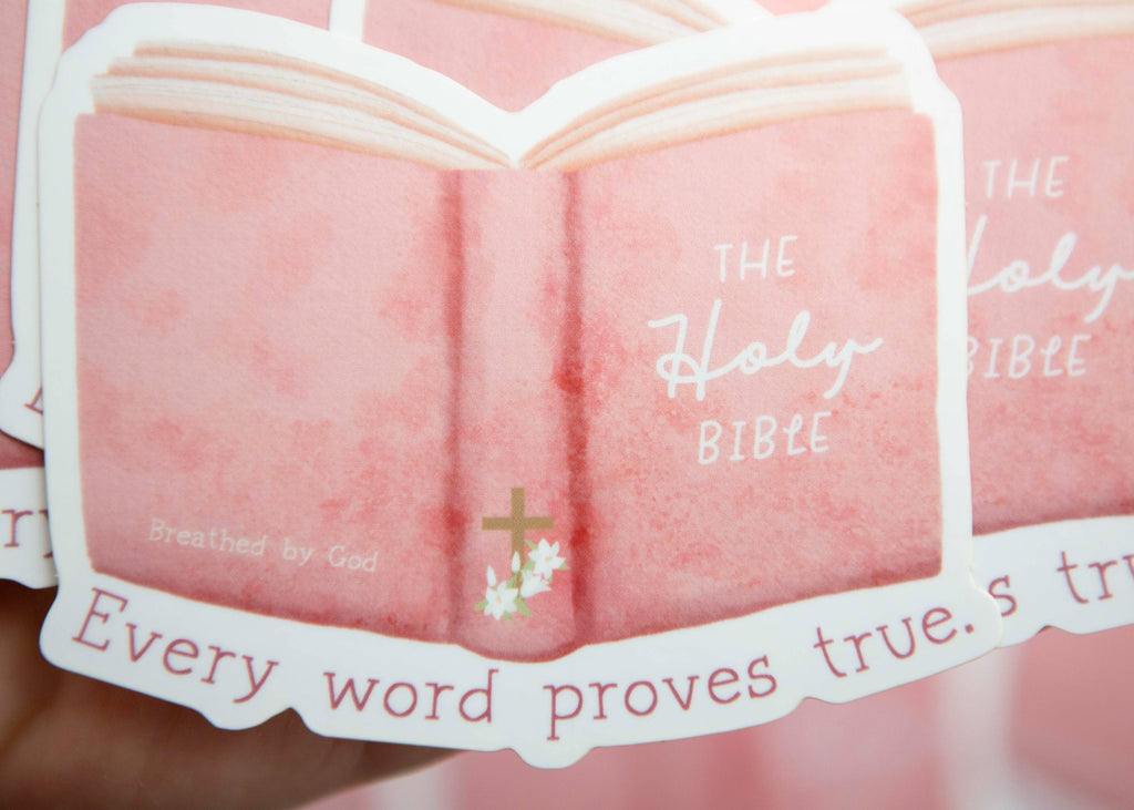 Holy Bible Christian Sticker