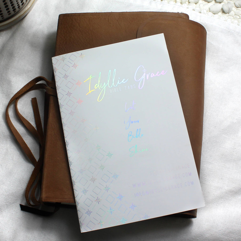 Holographic Bible Tabs with a Rainbow Shift