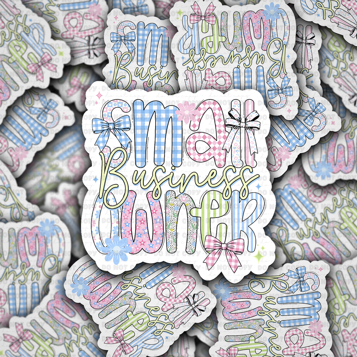 DS 2776  - Small Business Owner Die Cut Sticker