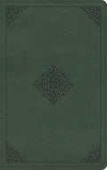 ESV LP Value Thinline Bible - Dark Green