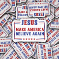 DC 1131 - Jesus Make America Believe Again Die Cut Sticker