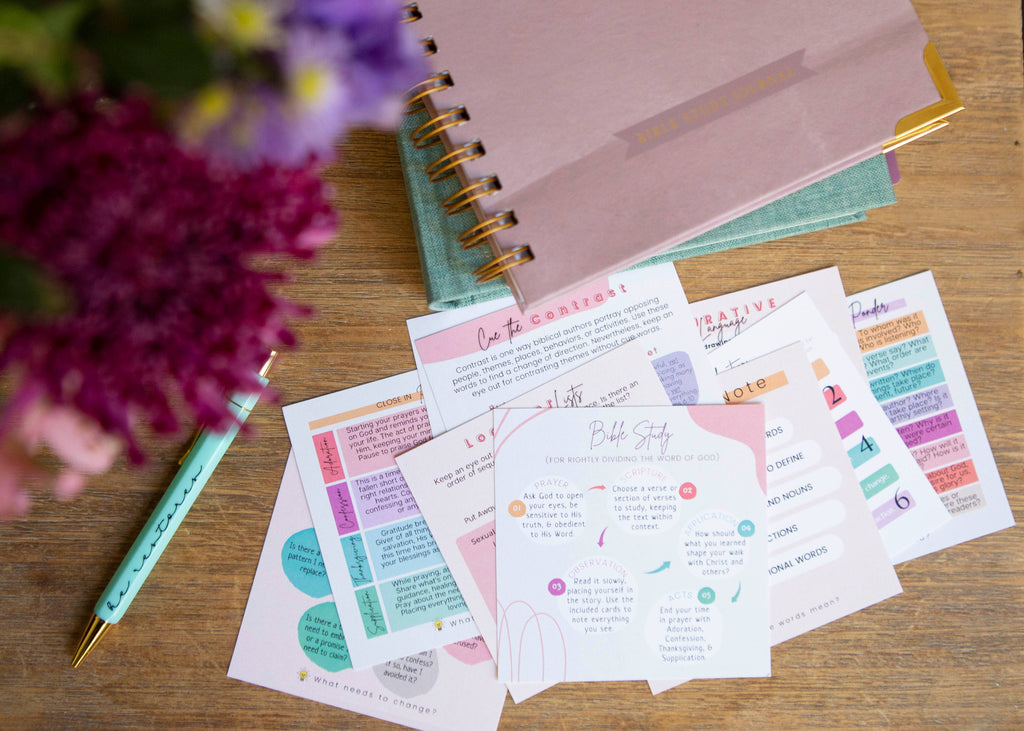 Bible Study Cards | Inductive Bible Study Cards