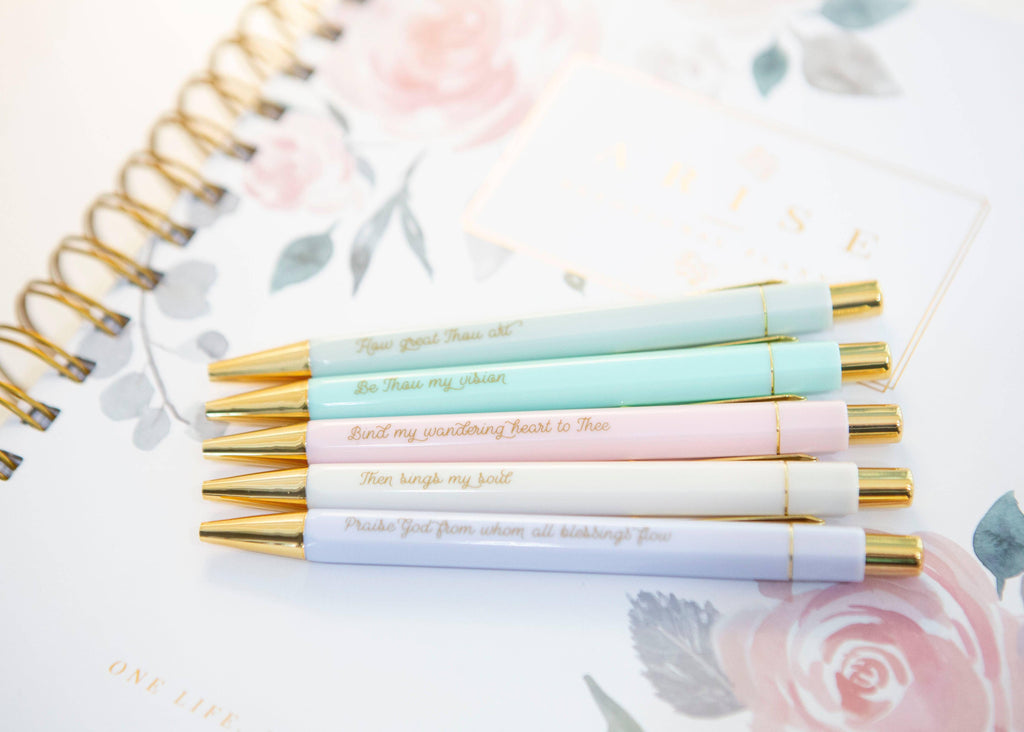 Christian Pen Set | Hymn Pen Set | Church Pens