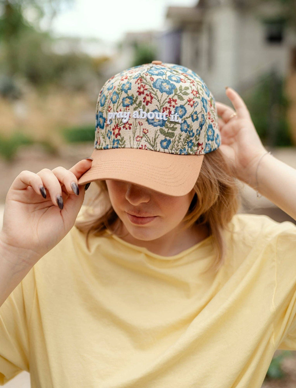 Pray About It Snapback Cap