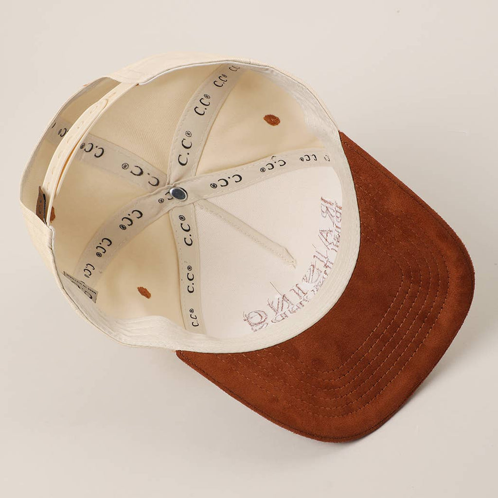 Raising Believers Suede Two-Tone Trucker Hat