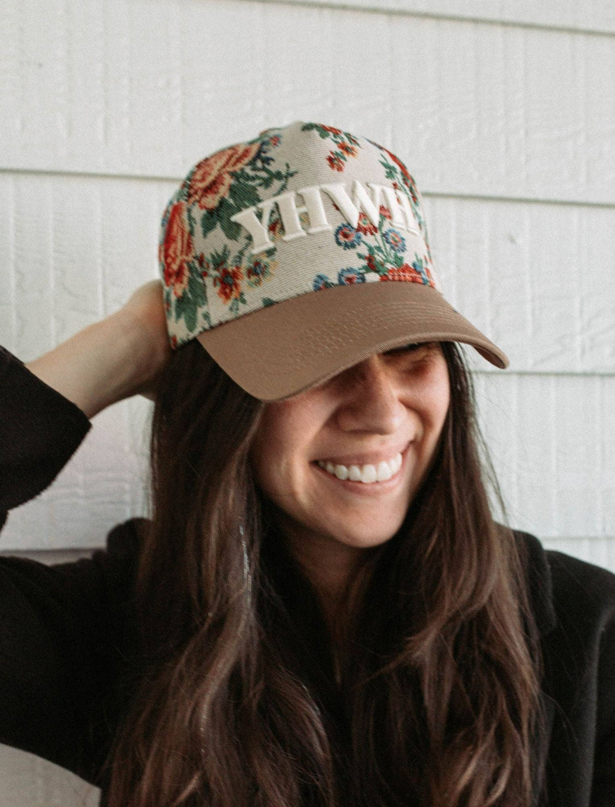 Hat: Floral YHWH