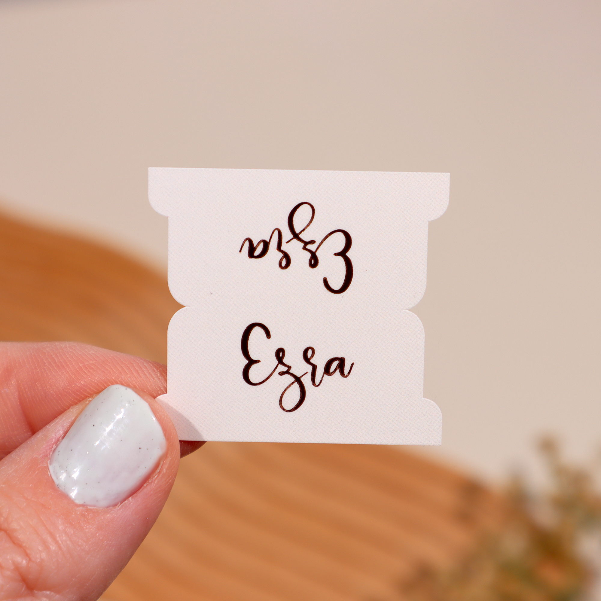 Creamsicle Bronze Foiled Bible Tabs