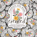 DC 1379 - Perhaps You were Created for Such a Time as This Die Cut Sticker