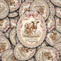 DS 2747 - Just Keep Praying Die Cut Sticker - Cow