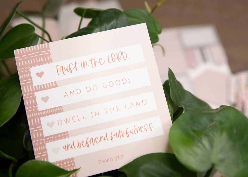 Bible Verse Cards on Trusting God