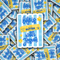 DS 2856 - Life is Butter with Jesus Die Cut Sticker